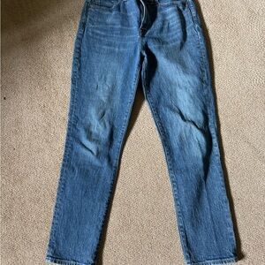 Madewell Medium Blue Straight Jeans